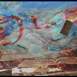 Stone pit with fiery sunset by Stanislav Riha