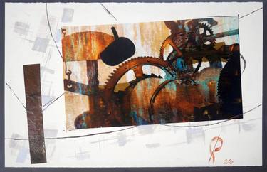 Print of Abstract Technology Collage by Stanislav Riha