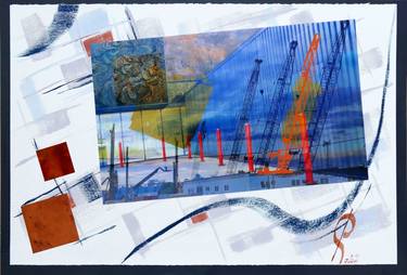 Print of Abstract Architecture Collage by Stanislav Riha