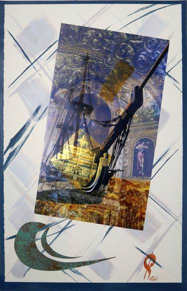 Print of Architecture Collage by Stanislav Riha