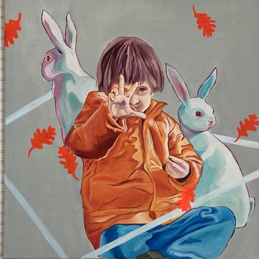Original Contemporary Children Paintings by Anne Donlin