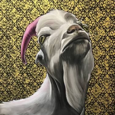 Original Figurative Animal Paintings by Anne Donlin