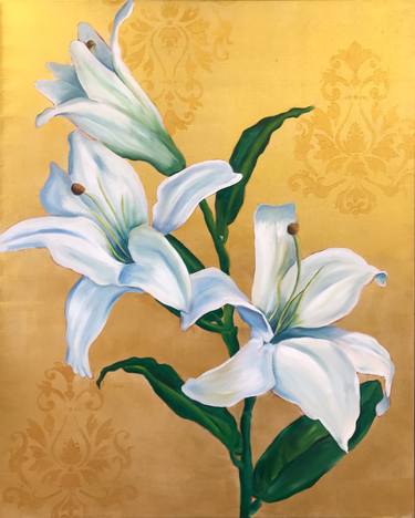 Original Floral Paintings by Anne Donlin
