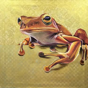Original Figurative Animal Paintings by Anne Donlin