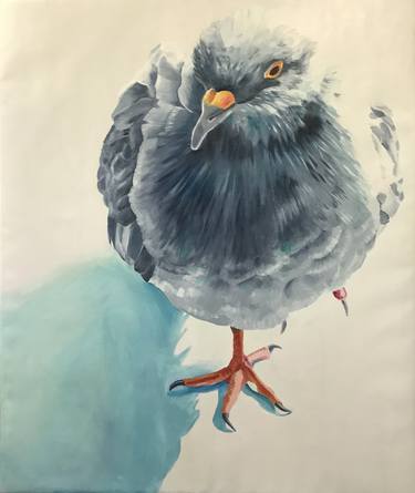 Original Figurative Animal Paintings by Anne Donlin