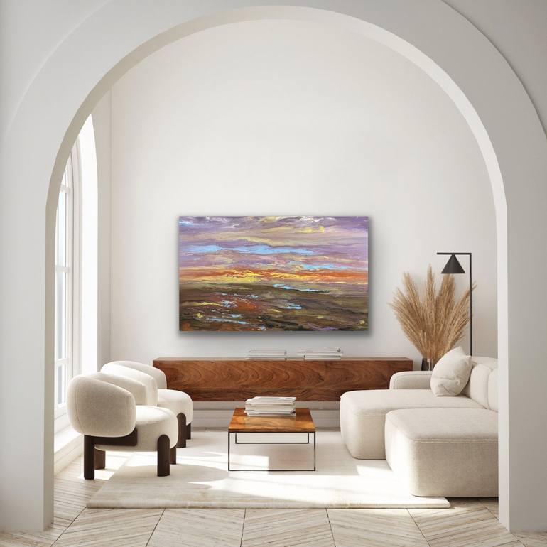 Original Abstract Landscape Painting by Kimberly Conrad