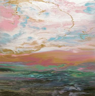 Original Abstract Seascape Painting by Kimberly Conrad