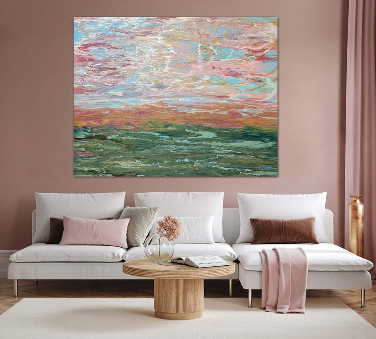 Original Modern Seascape Painting by Kimberly Conrad