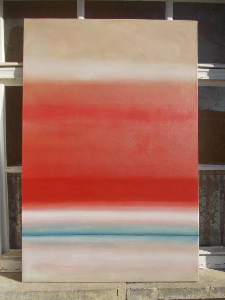 Original Fine Art Abstract Painting by Michael Rofka