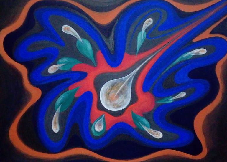 Original Expressionism Abstract Painting by Michael Rofka
