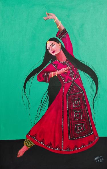 Original Women Paintings by ahmed khan