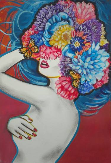 Print of Art Deco Women Paintings by Mariia Pokotylo