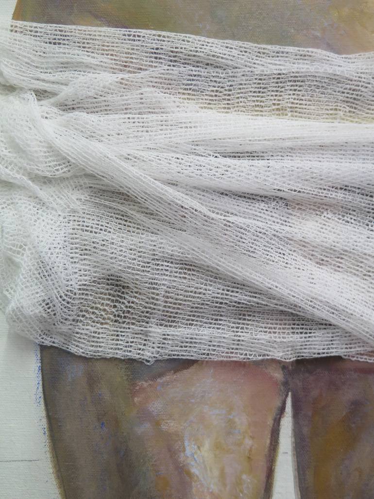 Original Conceptual People Painting by Jesus Manuel Moreno