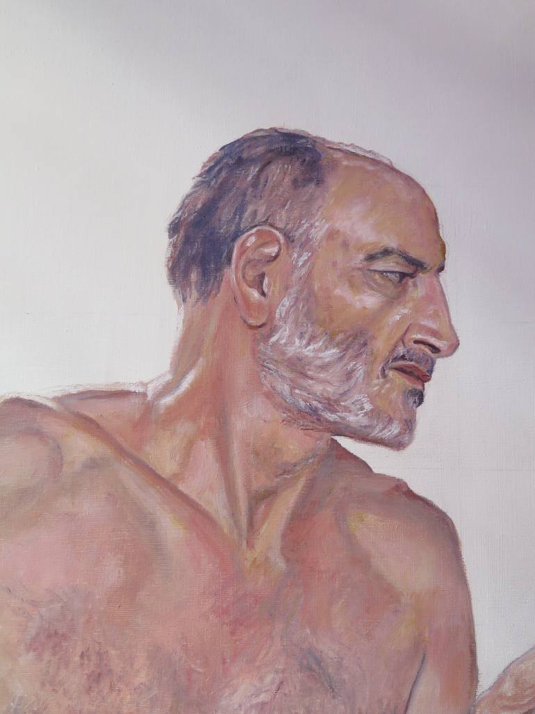 Original Contemporary Religion Painting by Jesus Manuel Moreno