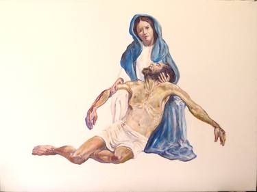 Original Contemporary Religion Paintings by Jesus Manuel Moreno 