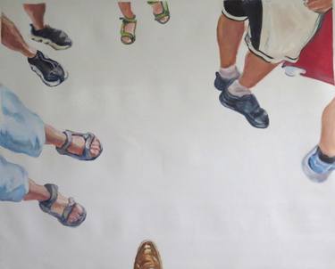 Print of Contemporary People Paintings by Jesus Manuel Moreno