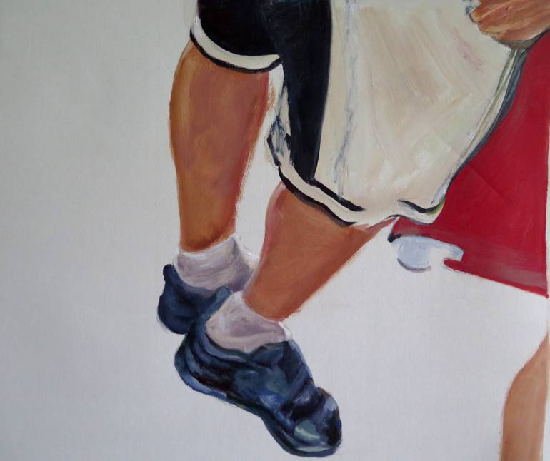 Original Contemporary People Painting by Jesus Manuel Moreno