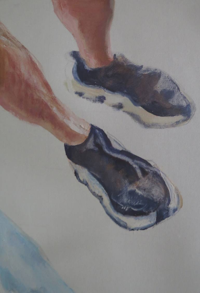 Original Contemporary People Painting by Jesus Manuel Moreno