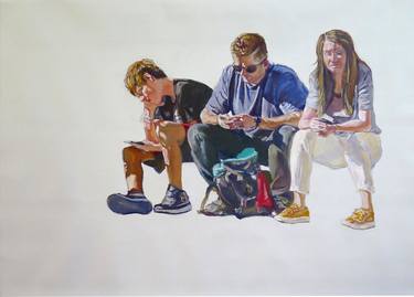 Original People Paintings by Jesus Manuel Moreno