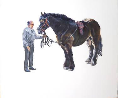 Percheron horse and Saint Anthony thumb