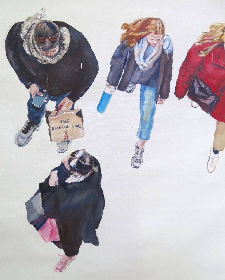 Original Contemporary People Painting by Jesus Manuel Moreno