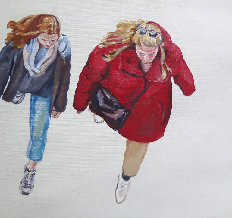 Original Contemporary People Painting by Jesus Manuel Moreno
