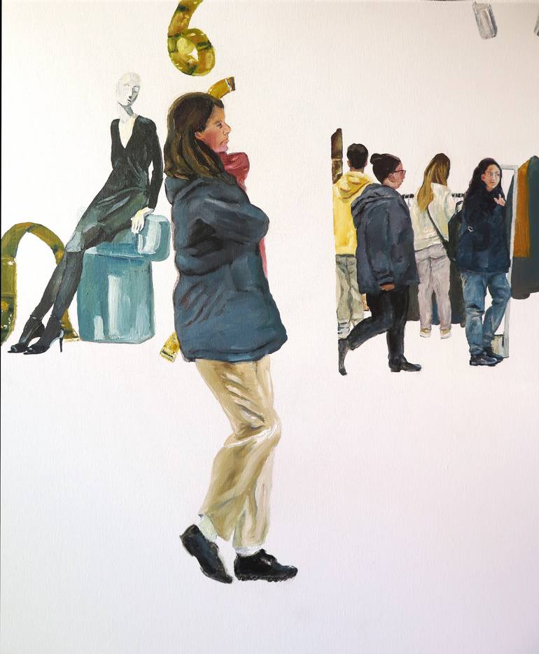 Original Contemporary Fashion Painting by Jesus Manuel Moreno