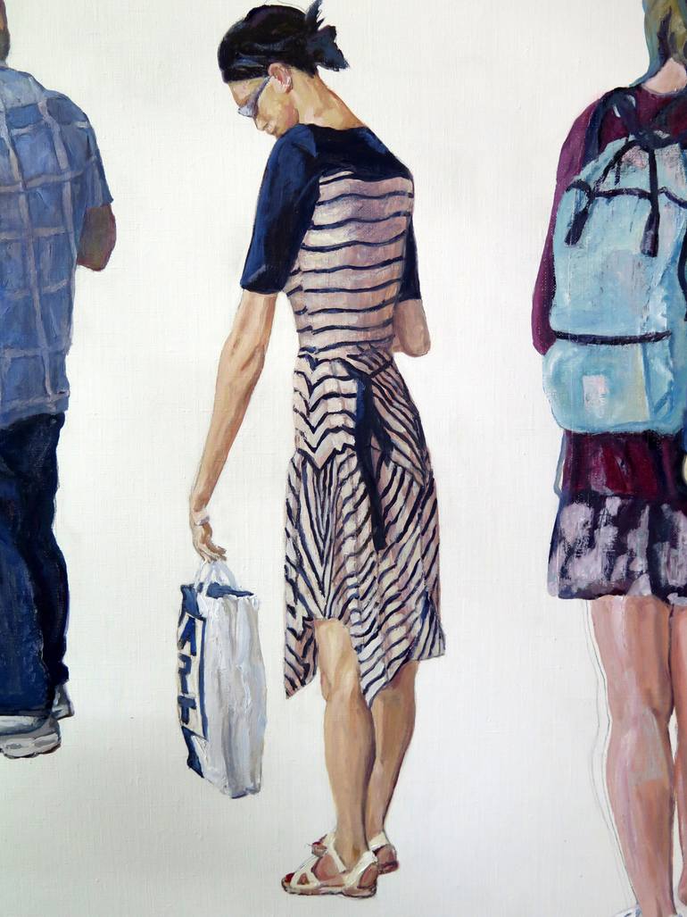 Original Figurative Travel Painting by Jesus Manuel Moreno