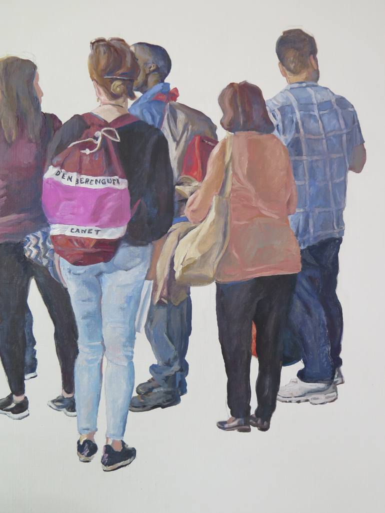 Original Figurative Travel Painting by Jesus Manuel Moreno