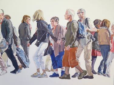 Print of Figurative People Paintings by Jesus Manuel Moreno