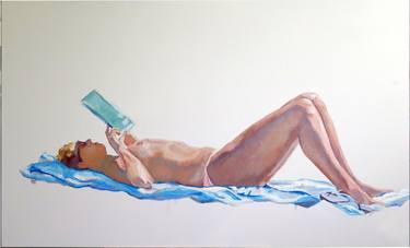 Print of Figurative Nude Paintings by Jesus Manuel Moreno