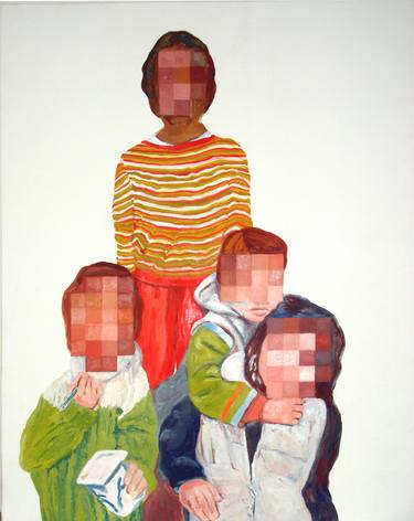Print of Family Paintings by Jesus Manuel Moreno