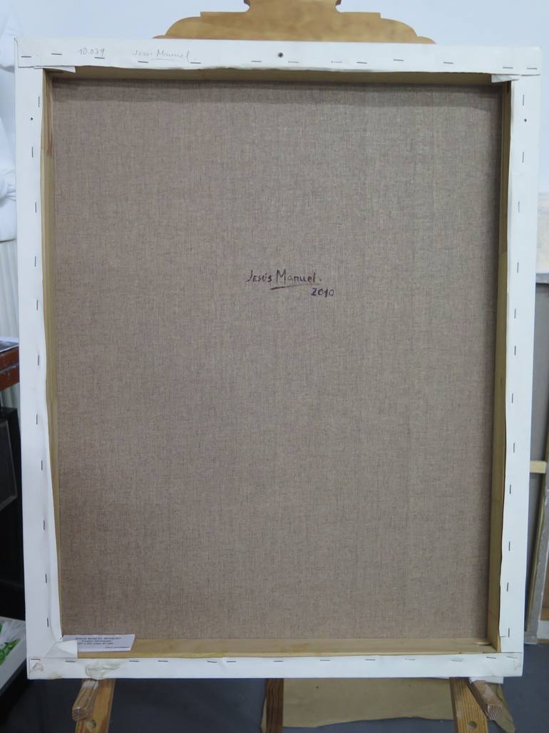 Original Figurative Family Painting by Jesus Manuel Moreno