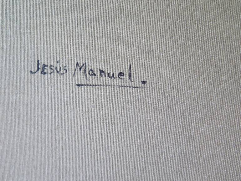 Original Conceptual People Painting by Jesus Manuel Moreno