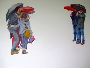Print of Figurative People Paintings by Jesus Manuel Moreno