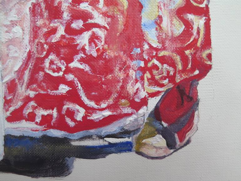 Original Figurative People Painting by Jesus Manuel Moreno