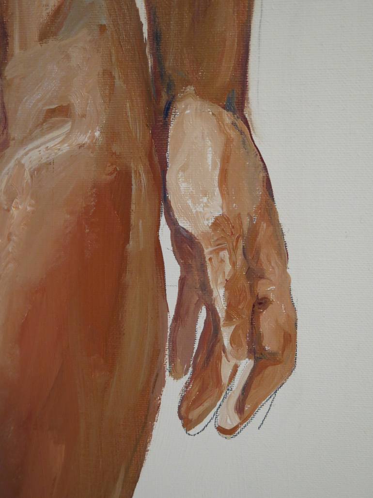 Original Figurative Body Painting by Jesus Manuel Moreno