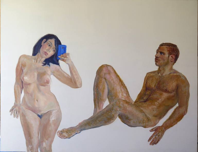 Print of Figurative Body Paintings by Jesus Manuel Moreno