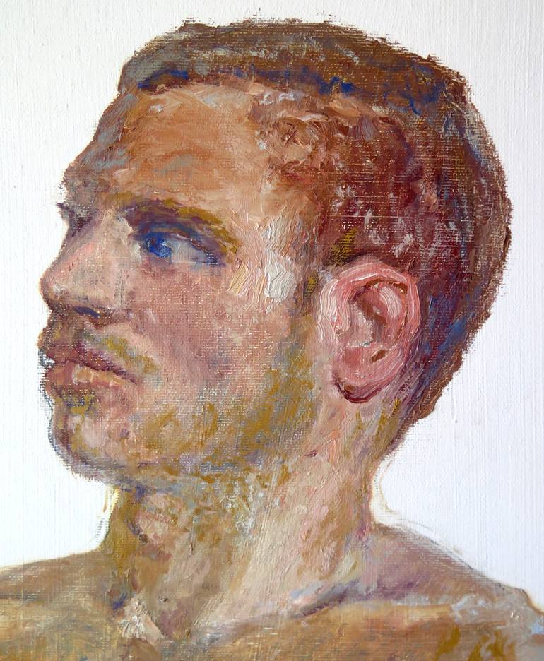 Original Figurative Body Painting by Jesus Manuel Moreno