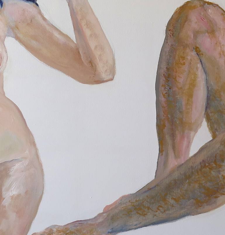 Original Figurative Body Painting by Jesus Manuel Moreno