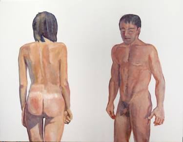 Original Figurative Body Paintings by Jesus Manuel Moreno