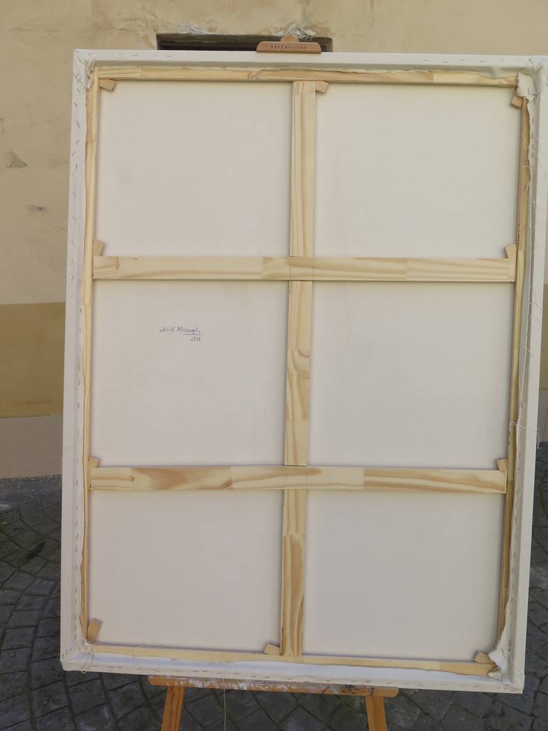 Original Figurative Children Painting by Jesus Manuel Moreno