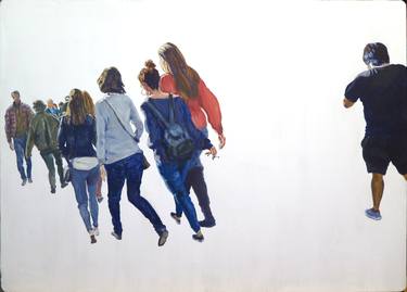 Print of Figurative People Paintings by Jesus Manuel Moreno