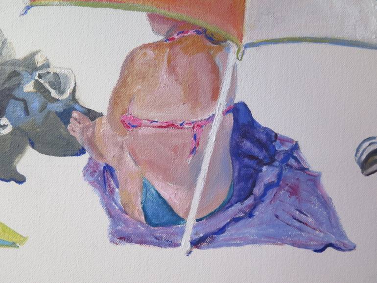 Original Figurative People Painting by Jesus Manuel Moreno