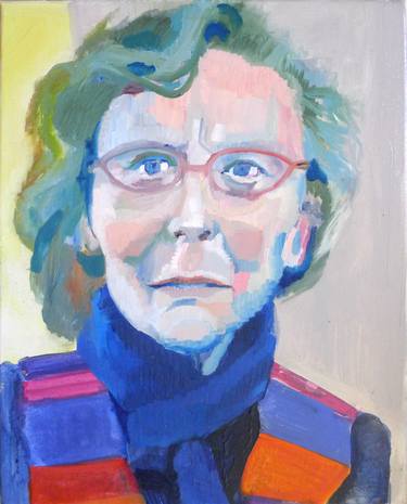 Original Portrait Painting by ute ringel