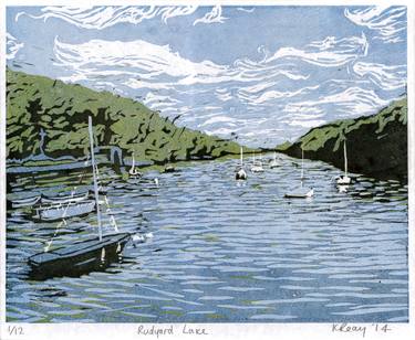 Original Landscape Printmaking by Kirstin Reay