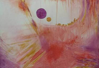 Original Conceptual Abstract Paintings by Bev Smith Martin