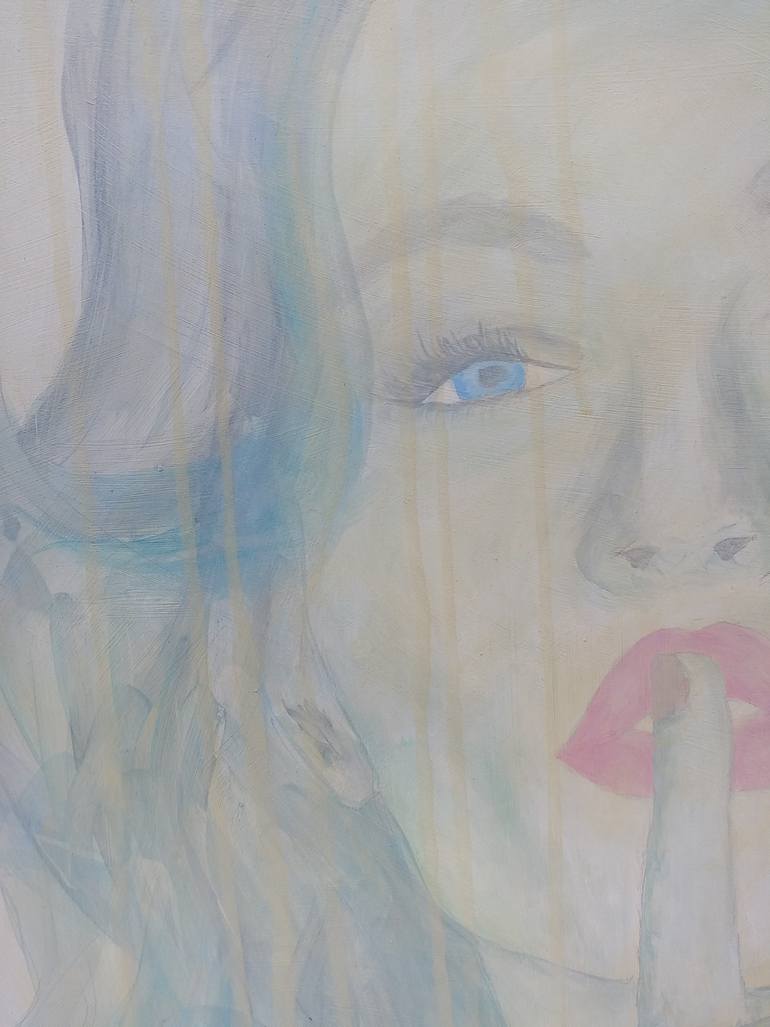 Original Art Deco People Painting by Bev Smith Martin