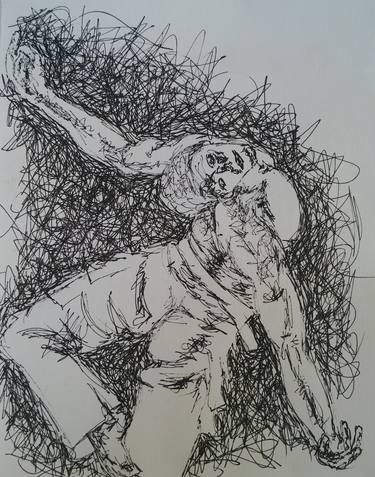 Print of Figurative Performing Arts Drawings by Bev Smith Martin