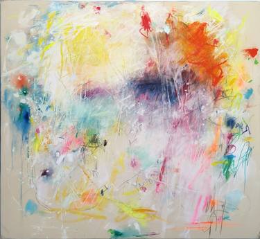 Original Abstract Paintings by Marie-José Domenjoz